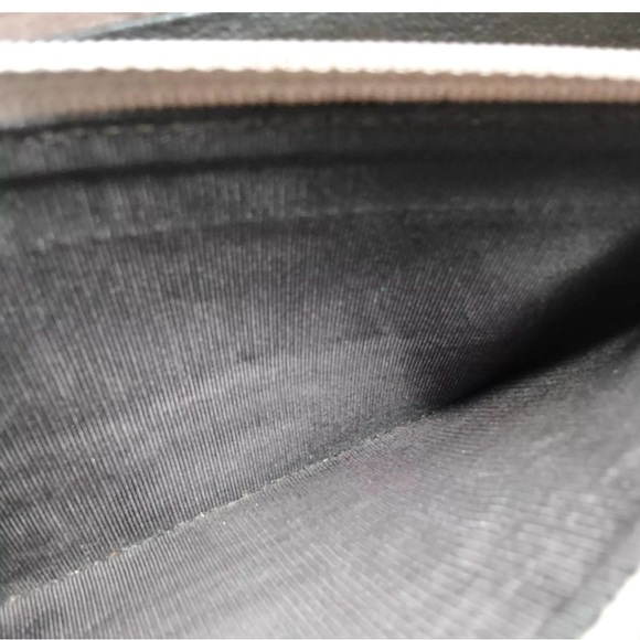 🏆💯💎 GUCCI GG Logo Brown Leather Wallet Zippy Zip around - Picture 6 of 9